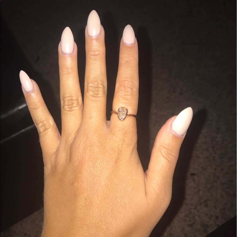 Kendra Scott Rose Gold Druzy Ring