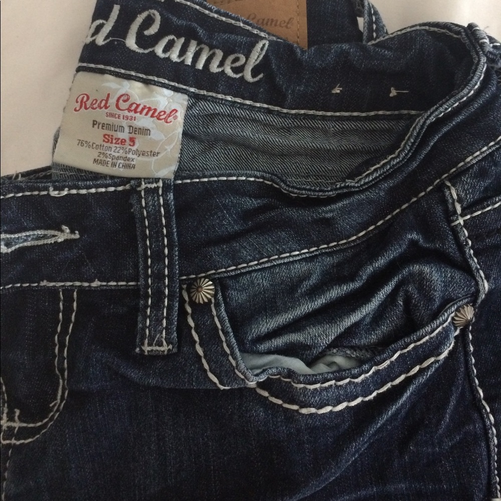 Red Camel dark straight leg jeans - Picture 3 of 3