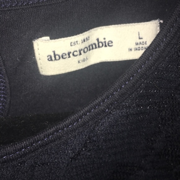 Abercrombie kids navy peplum lace tank - Picture 2 of 2