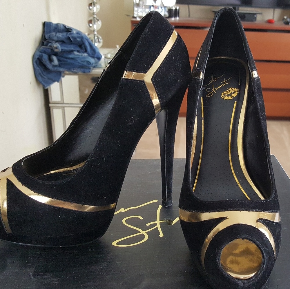 Colin Stewart peep toe heels