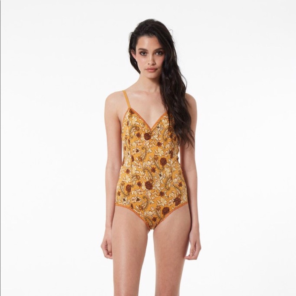Spell Etienne Bodysuit in Sienna