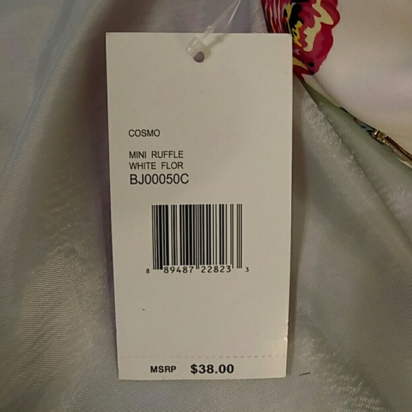 Hold Bjohnson⭐cosmo mini ruffle fushia floral NWT - Picture 4 of 4