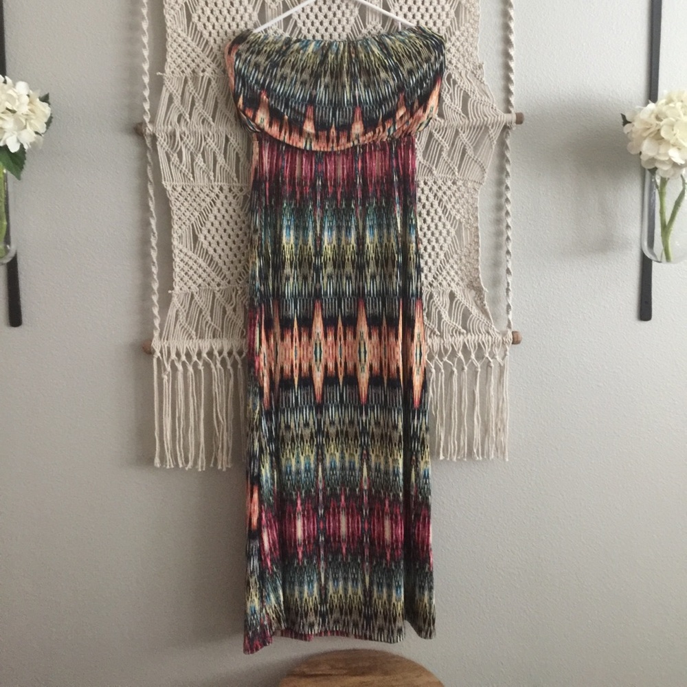 Nordstrom strapless maxi dress