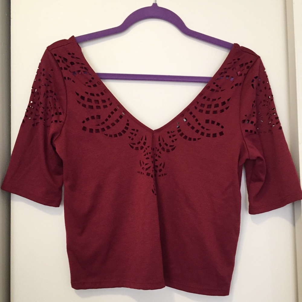 URBAN OUTFITTERS KIMCHI BLUE  |  Perforated Top