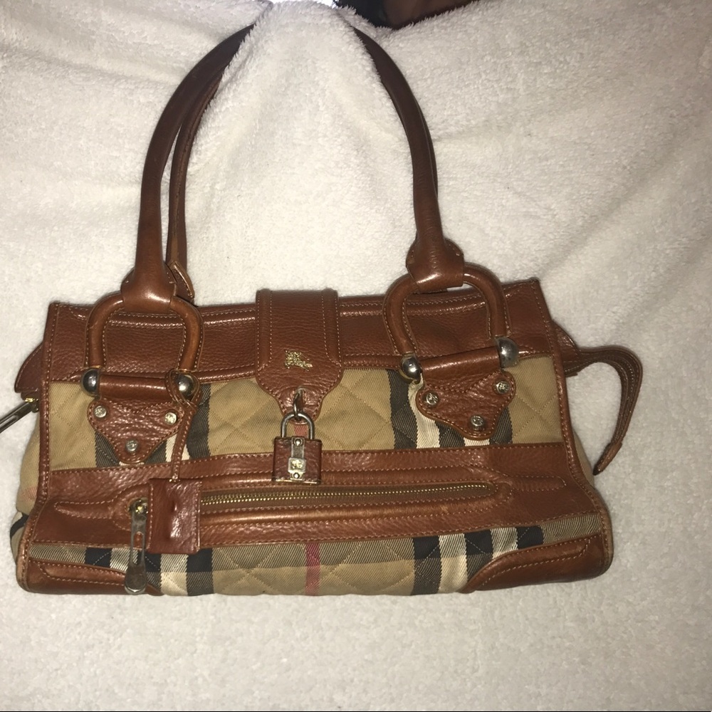 Red Burberry Purse