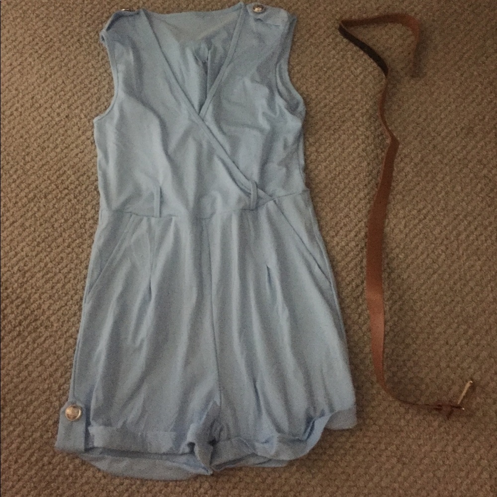 Light blue romper