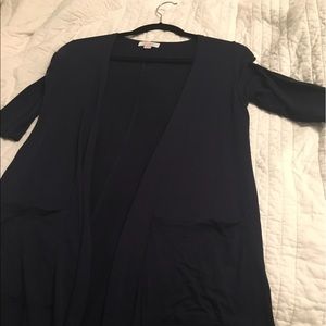 Small solid navy Sarah