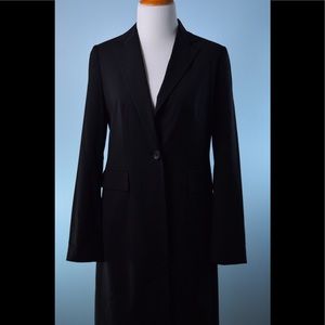 BANANA REPUBLIC black long jacket NEW size 2