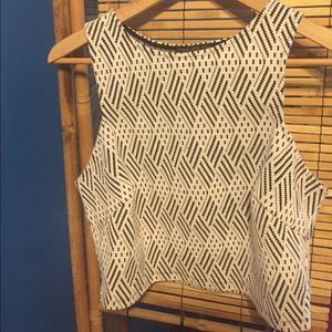 Patterned Crop Top
