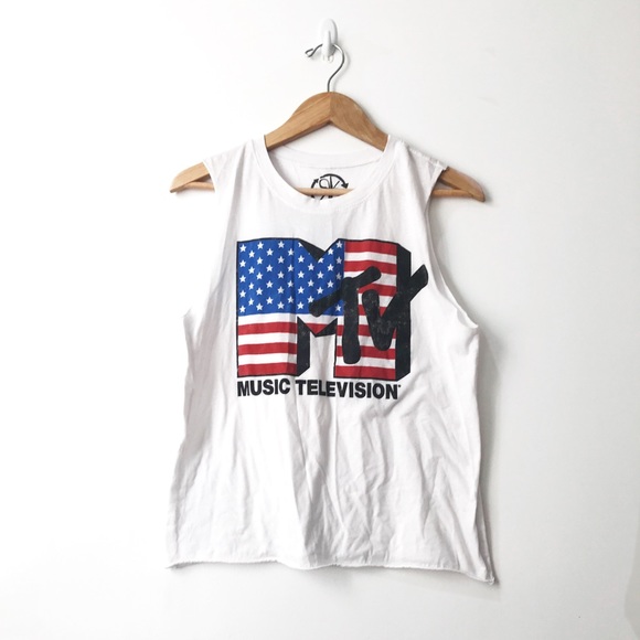 Recycled Karma Tops - Vintage MTV tee
