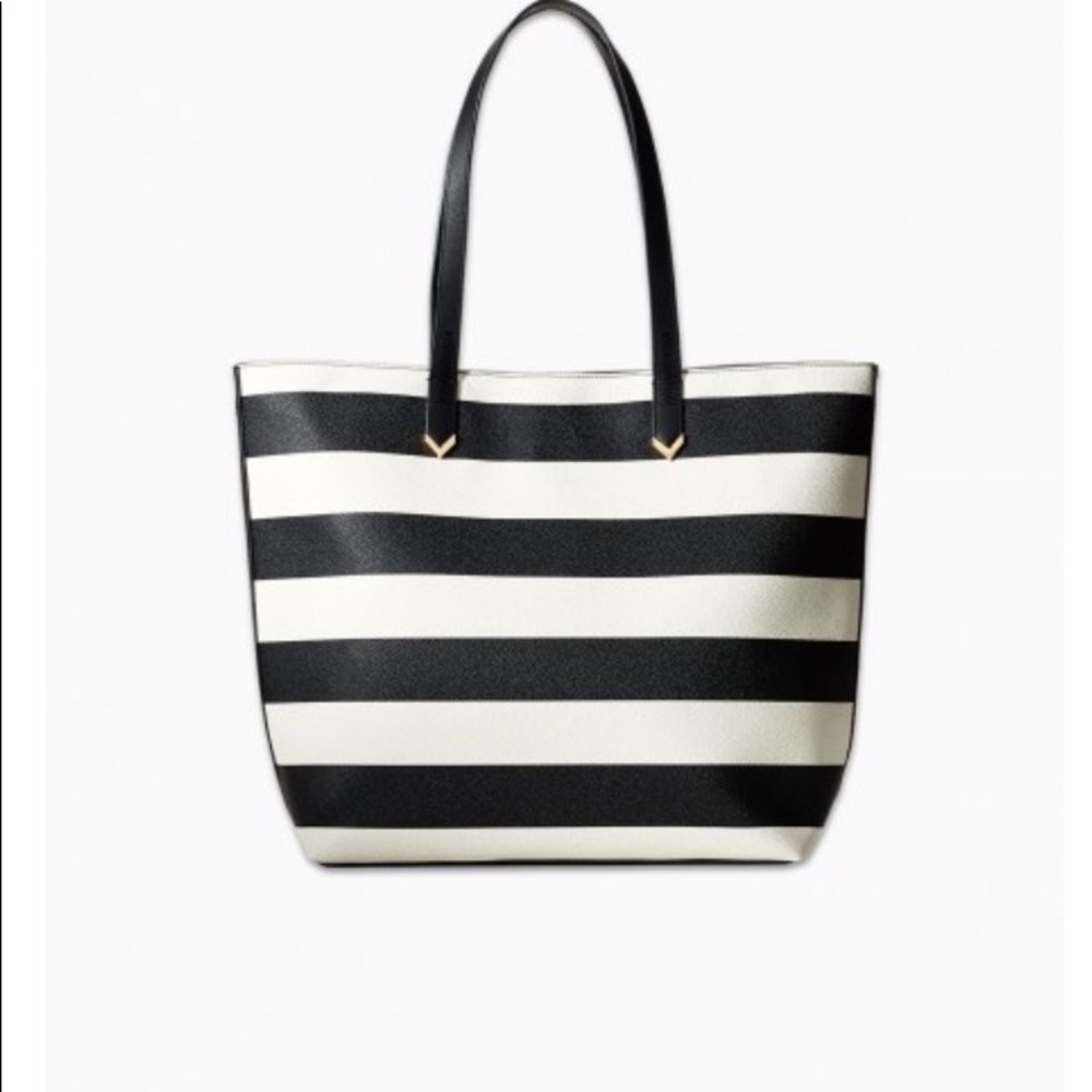 Stella & Dot Fillmore Tote Black/White