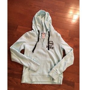Light turquoise Pink hoodie