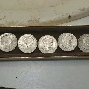 Old silver dollars