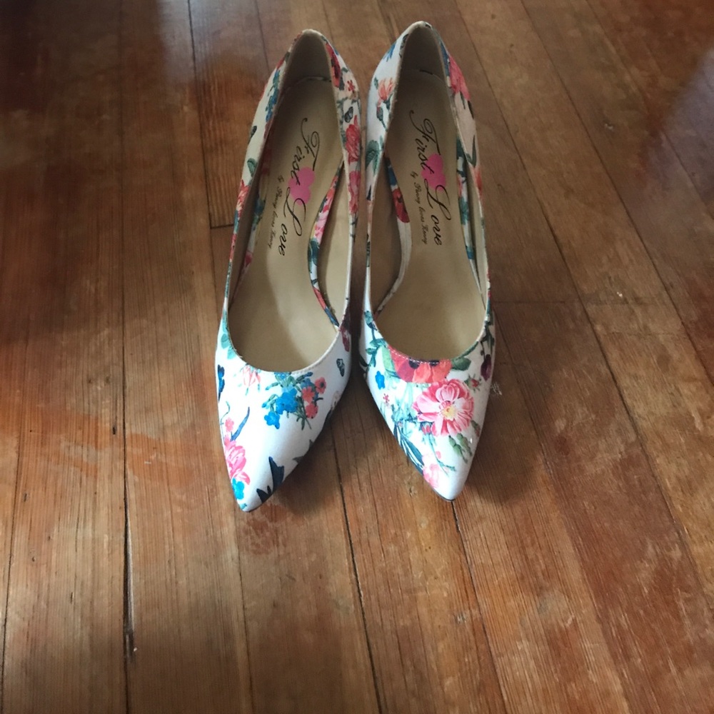 Floral heels