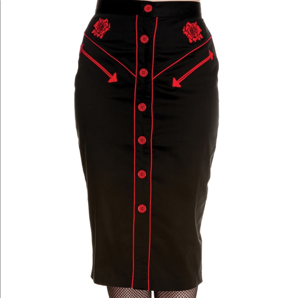 Hellbunny pencil skirt