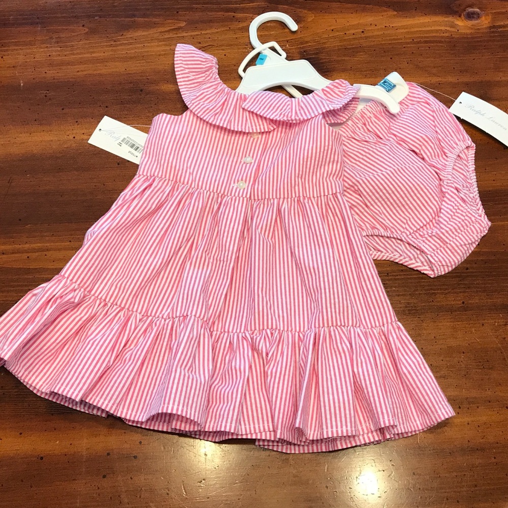 Polo By Ralph Lauren Infant 2Piece Dress NWT 6M