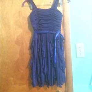 kids navy blue dress