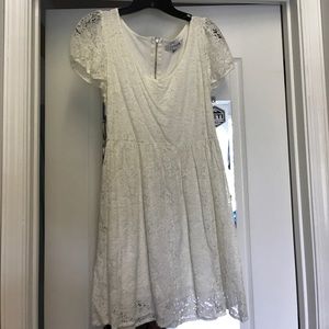 White lace dress