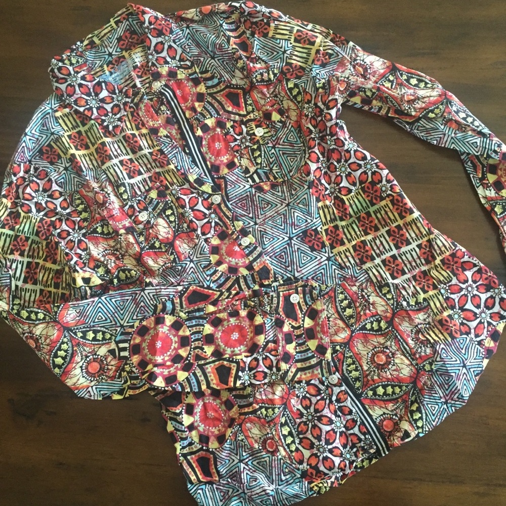 Creme Fraiche luxury resort wear Melissa shirt