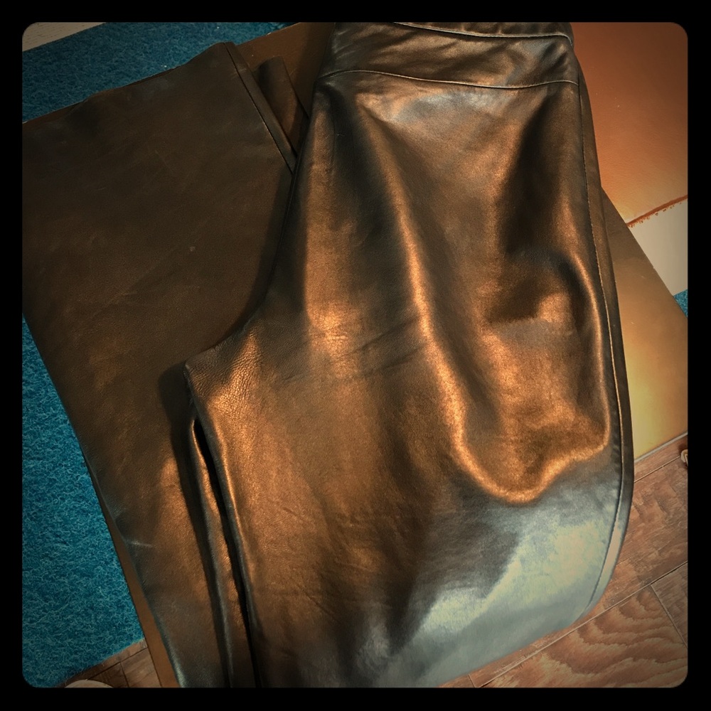 Siena Designs Supple black leather pants