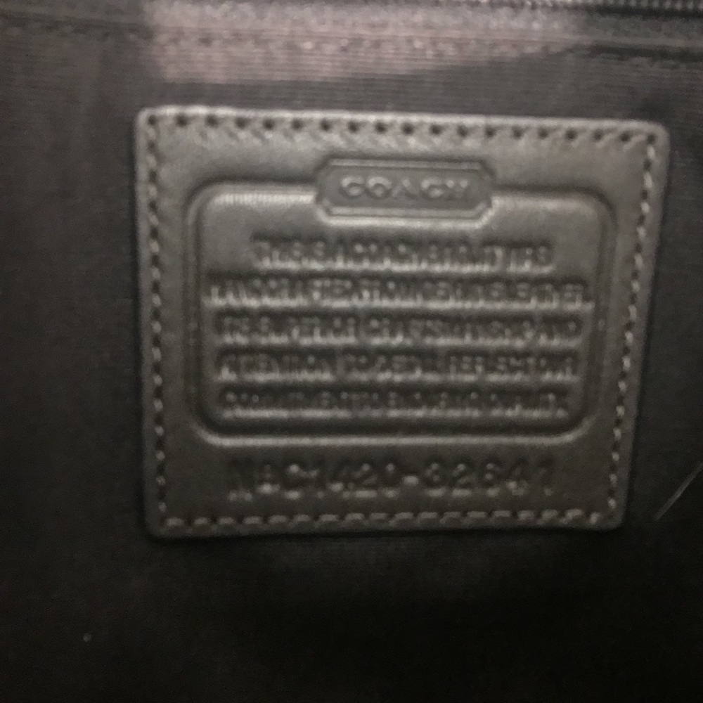 Authentic Coach Embossed Python Leather Clutch - Picture 5 of 5