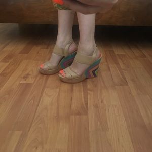 Nine West colorful heels