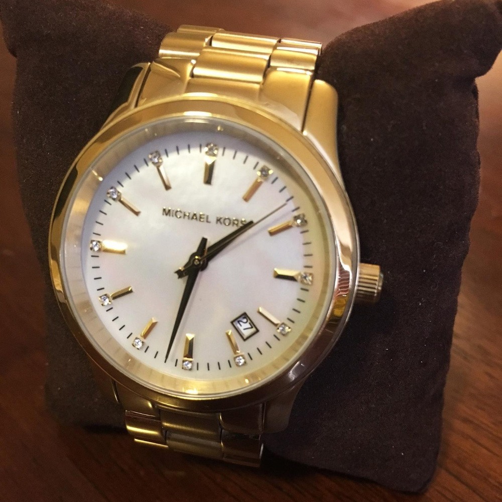 Michael Kors Swarovski Crystal Gold Watch Box