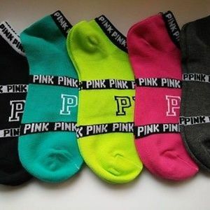 Victoria Secrets Pink Ankle Socks