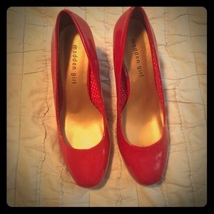 Madden Girl Getta Patent Platform Pumps