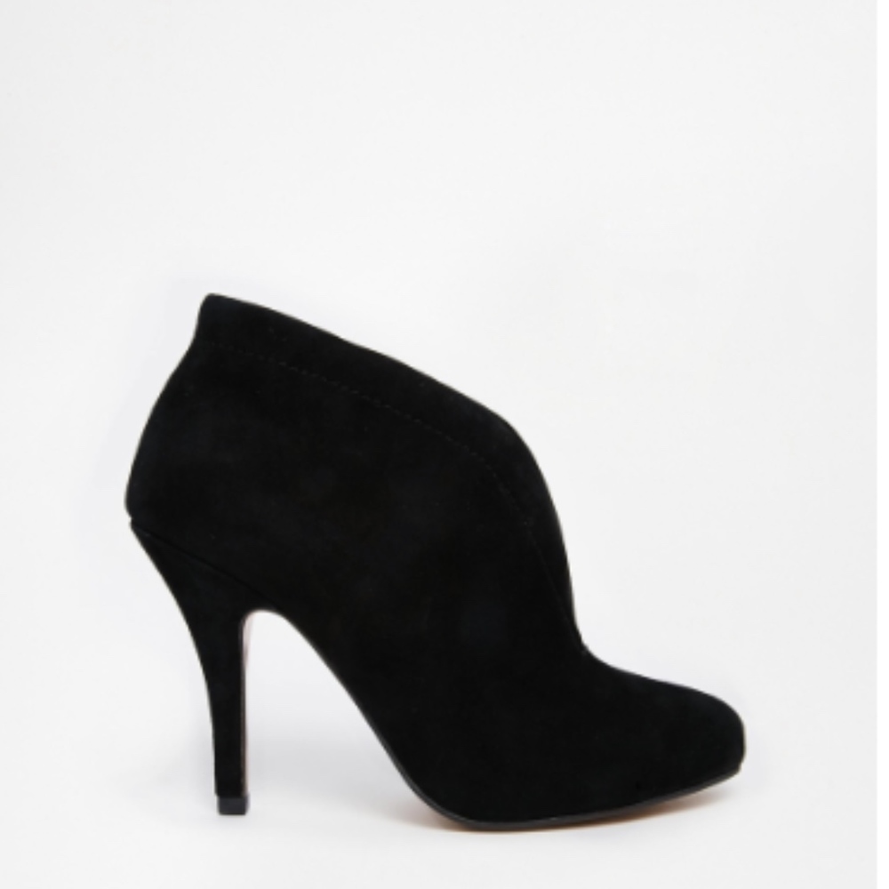 ALDO - Asicilia Black Suede Heeled Shoe Boots