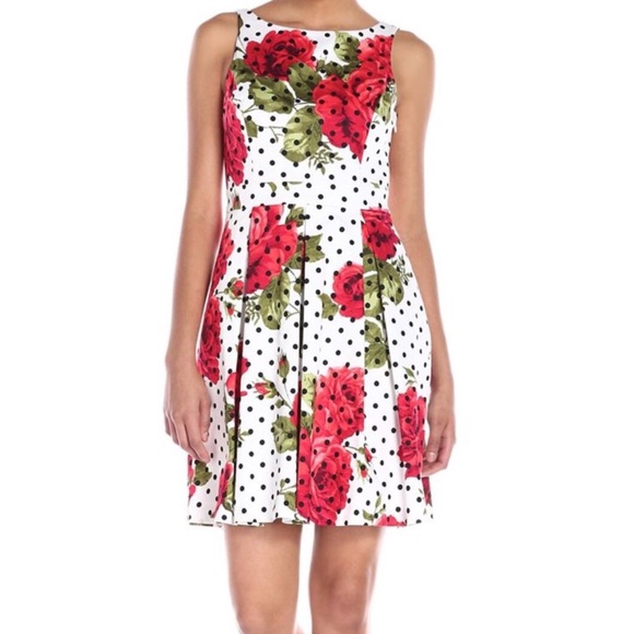 Jessica Simpson vintage-inspired fit & flare dress - Picture 3 of 4