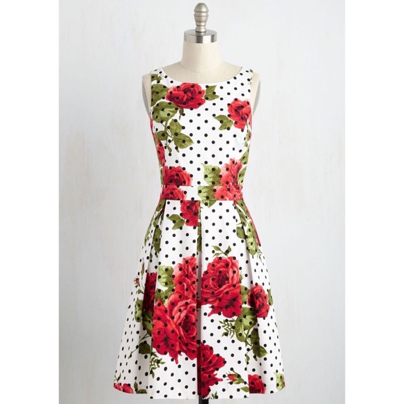 Jessica Simpson vintage-inspired fit & flare dress - Picture 1 of 4