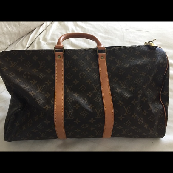 Louis Vuitton travel satchel. Authentic - Picture 2 of 8