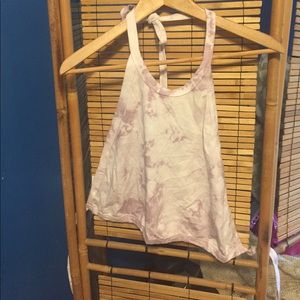 Lavender Tye-Dye Backless Tank