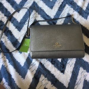 Flash sale ✨NWT Kate Spade silver cross-body sale