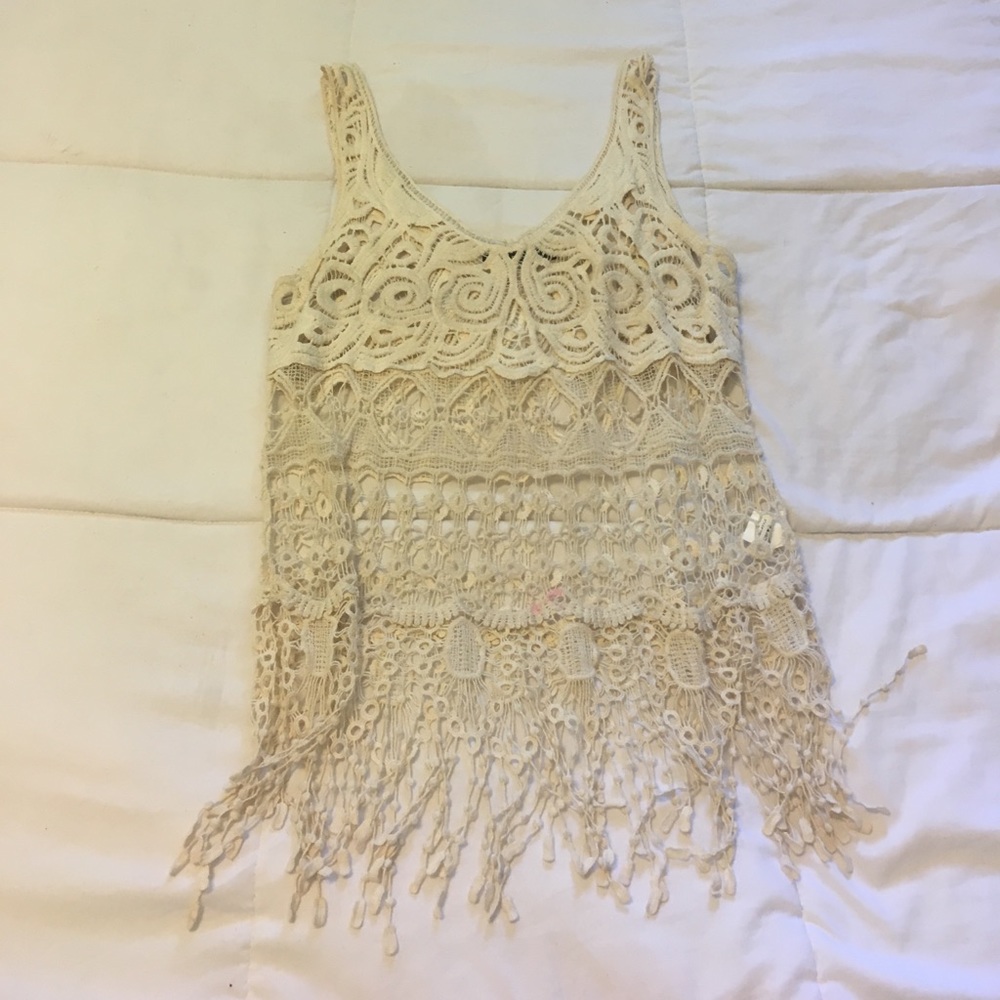 Lacey tank top