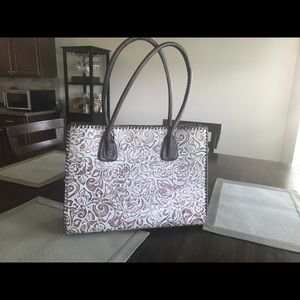 Juan Antonio leather tote