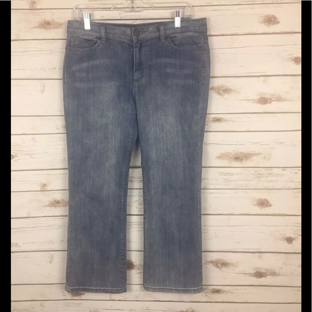 Michael Kors Womens Ankle Cropped Denim Jeans Sz 8
