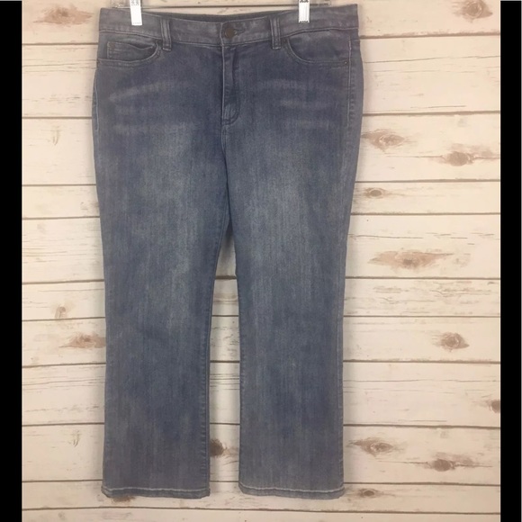 Michael Kors Womens Ankle Cropped Denim Jeans Sz 8 - Picture 2 of 8