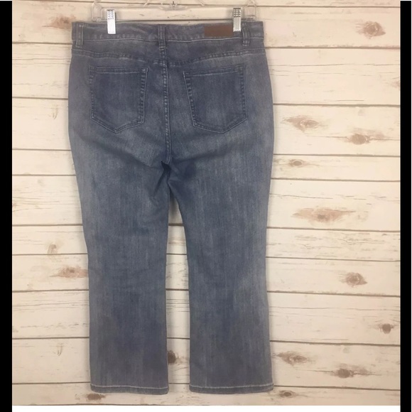 Michael Kors Womens Ankle Cropped Denim Jeans Sz 8 - Picture 5 of 8