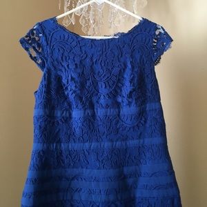 Adrianna Papell size 10 blue dress