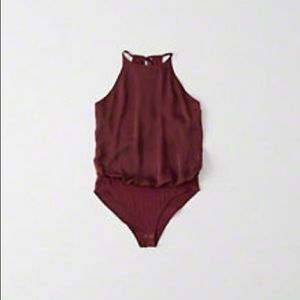 Halter body suit