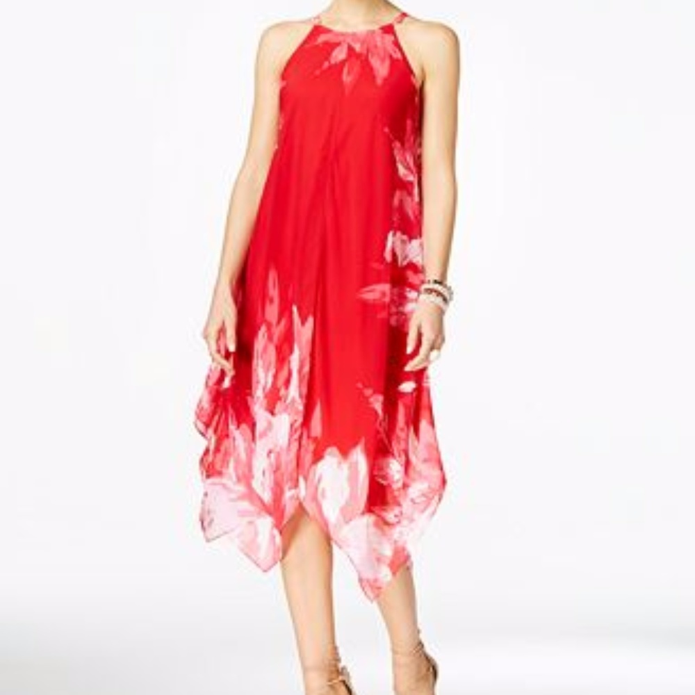 INC International Concepts handkerchief hem dress