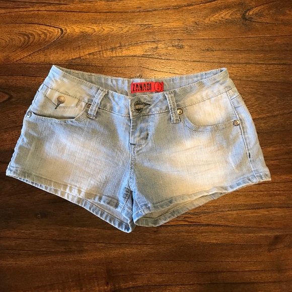(4 for $5) ZANADI ❤️ Junior Sz 5 Jean Shorts - Picture 2 of 5