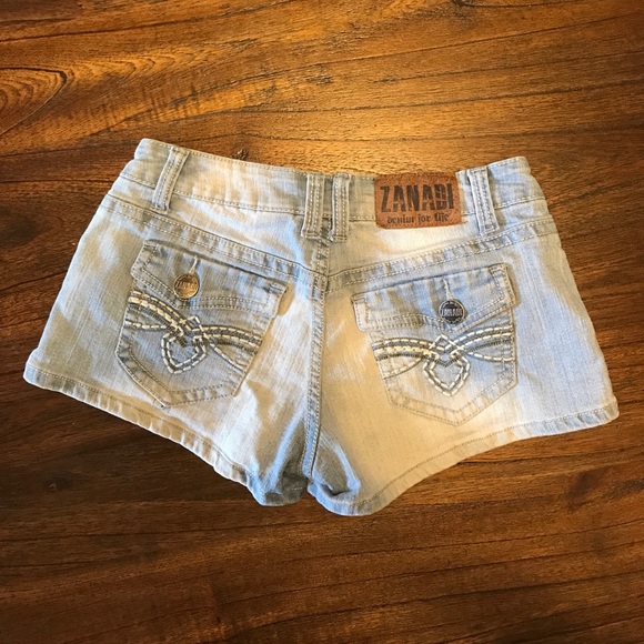 (4 for $5) ZANADI ❤️ Junior Sz 5 Jean Shorts - Picture 3 of 5