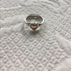 James Avery Two-Tone Heart Ring
