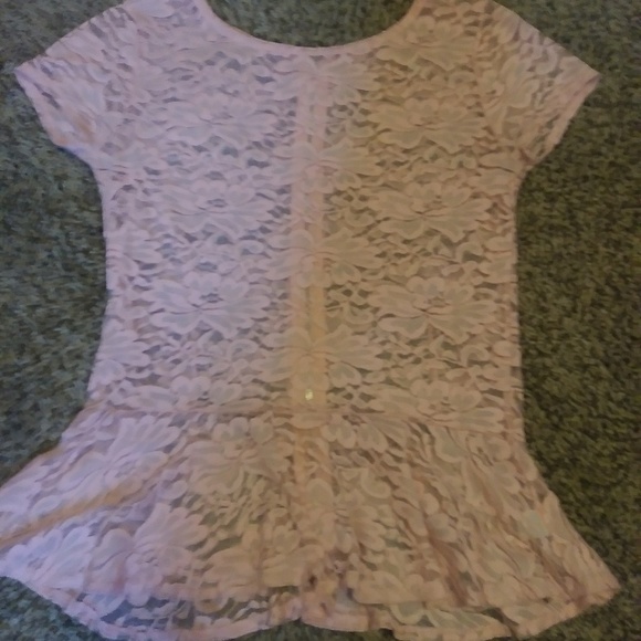 Lace zip up shirt - Picture 1 of 1