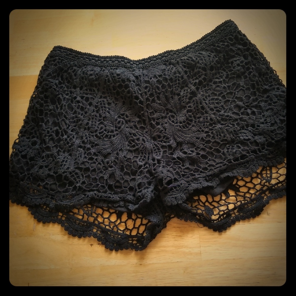 Mossimo Black Lace Shorts
