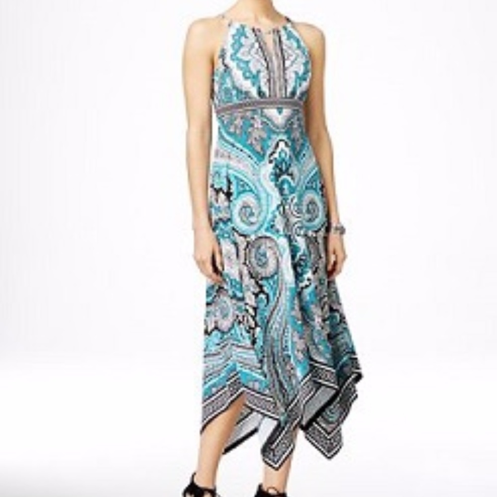 INC International Concepts handkerchief hem dress