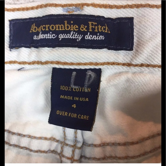 Abercrombie & Fitch Women's Distressed Capri Sz 4 - Picture 8 of 8